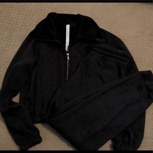 lululemon plush jogger set